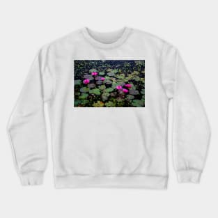 Lily Pads in Bloom Crewneck Sweatshirt